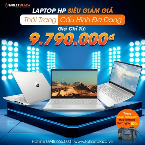 Laptop HP Thiết kế thời trang giá giảm siêu rẻ