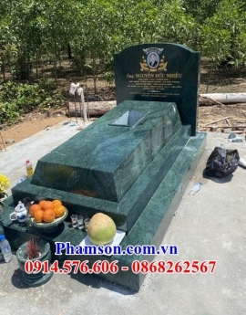 46 mộ đá đơn giản giá rẻ sóc trăng - mộ đá kim tĩnh không mái