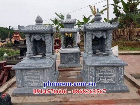 176 lăng mộ đá đẹp vĩnh long - mồ có mái che bằng đá