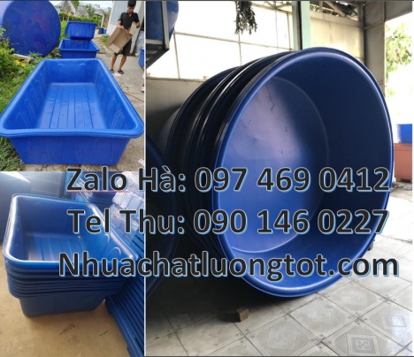 thùng chữ nhật, thùng nhựa tròn hdpe, thùng nhựa 1200 lít, thùng tròn, thùng nuôi cá 500l, thùng