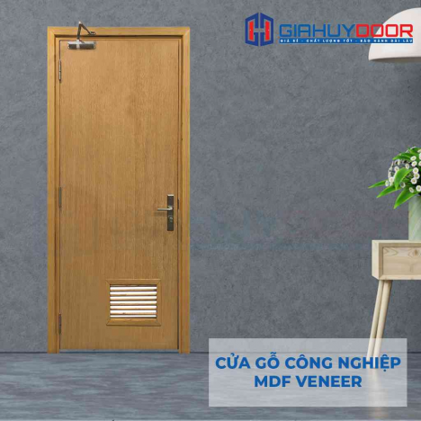 Báo giá cửa gỗ công nghiệp MDF veneer|GiaHuyDoor