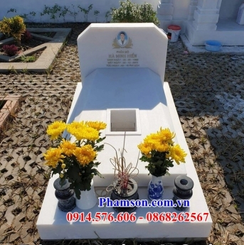 46 mộ đá đơn giản giá rẻ sóc trăng - mộ đá kim tĩnh không mái