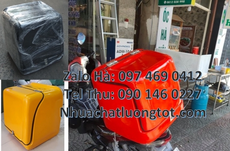 Thùng giữ nhiệt xe máy, Thùng chở hàng cỡ lớn, Thùng giao cơm văn phòng, Thùng giao trái cây, Thùng