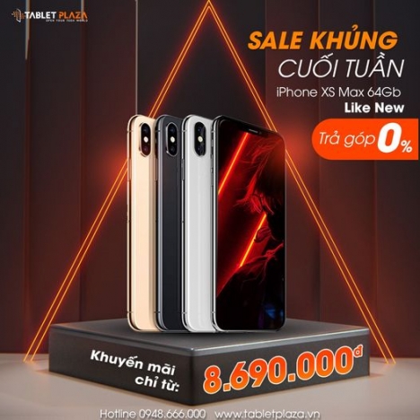 Iphone xs max like new giảm giá cuối tuần siêu rẻ