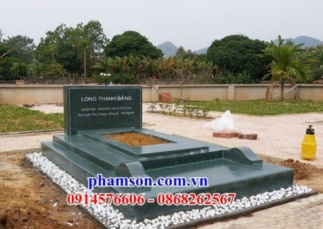 007 lăng đá xanh rêu cao cấp hải phòng - mộ đá đẹp