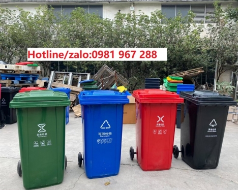 Thùng rác nhựa 120 lít ,thùng đựng rác 120 lít công cộng