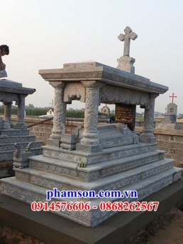 55 nhà mồ đạo đá đẹp cà mau - mộ công giáo bằng đá