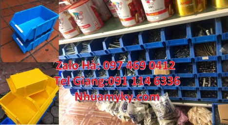 Khay phụ tùng giá rẻ, Khay nhựa nhỏ Kệ nhỏ duy tân Kệ đựng dụng cụ trung, kệ ốc vít, Kệ đựng dụ