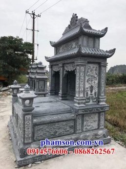 120 mộ đá xanh rêu đẹp hải dương - mộ đá đơn giản