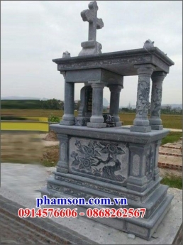 55 nhà mồ đạo đá đẹp cà mau - mộ công giáo bằng đá
