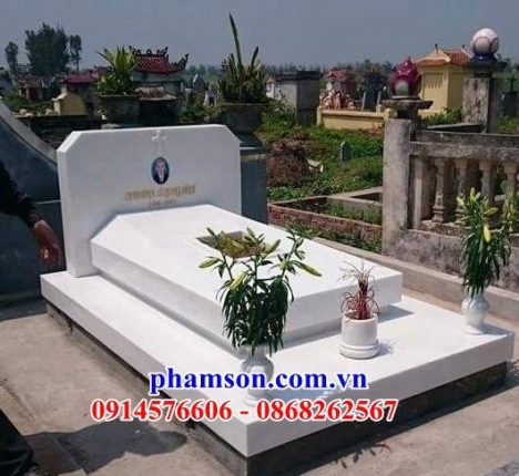 520 mộ tam cấp đá long an - mộ đá đẹp