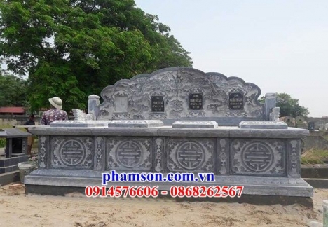 120 mộ đá xanh rêu đẹp hải dương - mộ đá đơn giản