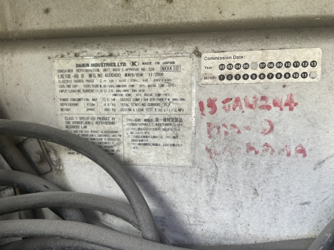 CONTAINER LẠNH 20RF CHỨA HÀNG