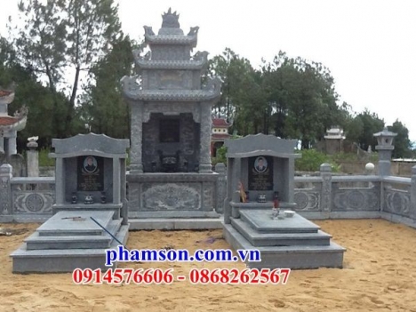 520 mộ tam cấp đá long an - mộ đá đẹp