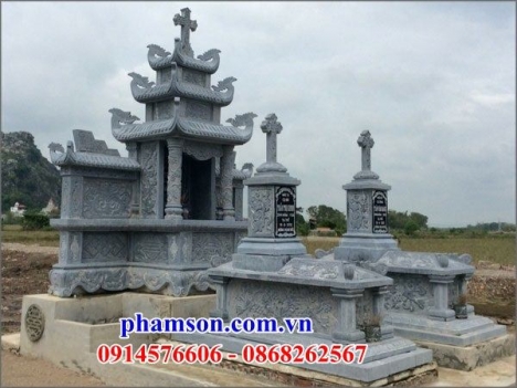55 nhà mồ đạo đá đẹp cà mau - mộ công giáo bằng đá