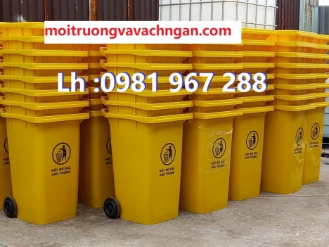 Thùng rác nhựa 120 lít ,thùng đựng rác 120 lít công cộng