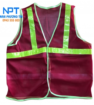 Áo lưới phản quang 1 lằn ngang