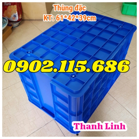 Thùng nhựa đặc cao 39cm, thùng nhựa đặc  8T, sóng nhựa bít, thùng nhựa công nghiệp, sóng nhựa bít, s