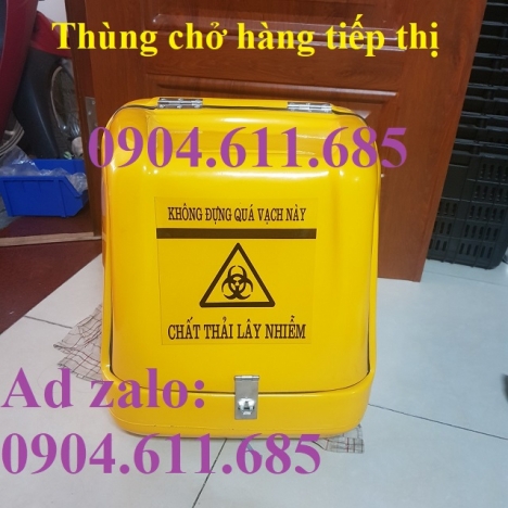 Thùng chở hàng tiếp thị, thùng ship hàng, thùng chở chất thải y tế