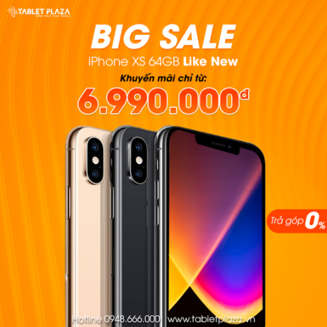 Sale cực lớn giá siêu hấp dẫn Iphone XS 64g like new