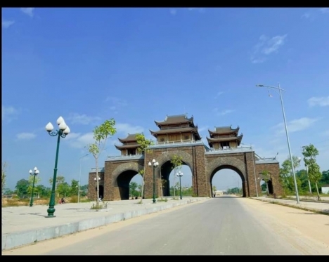 Bán 2 lô liền kề 2 mặt tiền KDC số 12,view cổng Tam Quan,p Thịnh Đán, tp Thái Nguyên.