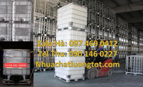 bán thùng nhựa 1000l, bồn nhựa 1000l trắng Tank nhựa 1 khối, Thùng nhựa ibc, Thùng nhựa 1000l đựng