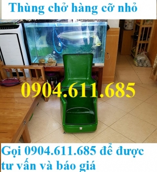 Thùng chở hàng sau xe máy, thùng chở hàng cỡ nhỏ, thùng chở chất thải y tế