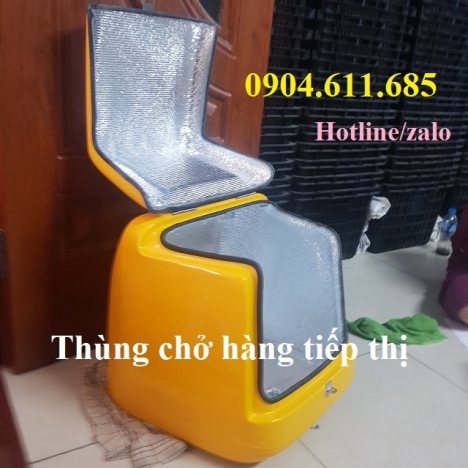 Thùng chở hàng tiếp thị, thùng ship hàng, thùng chở chất thải y tế