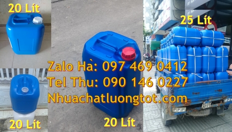 Can cao cấp, Can 20l đựng axit, can 25l đựng tinh dầu, can 30l đựng thuốc thú y, can hdpe Can 30l vu