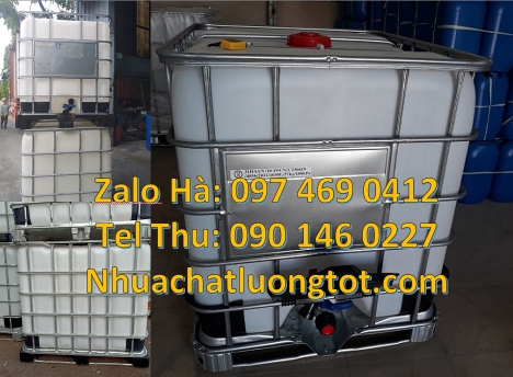 bán thùng nhựa 1000l, bồn nhựa 1000l trắng Tank nhựa 1 khối, Thùng nhựa ibc, Thùng nhựa 1000l đựng