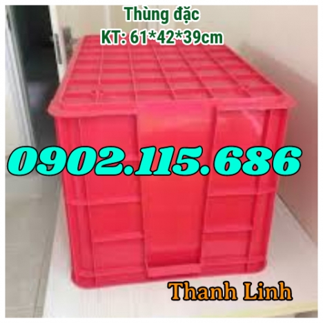 Thùng nhựa đặc cao 39cm, thùng nhựa đặc  8T, sóng nhựa bít, thùng nhựa công nghiệp, sóng nhựa bít, s