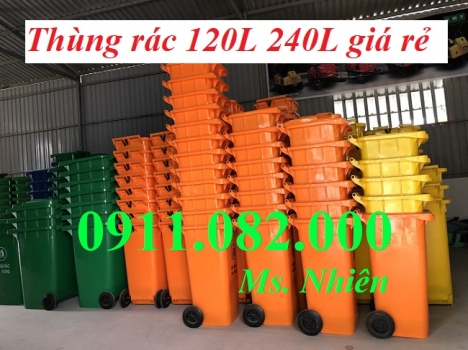 Cung cấp thùng rác đạp chân, thùng rác y tế, thùng rác 120L 240L giá rẻ tại hồ chí minh-lh 091108200
