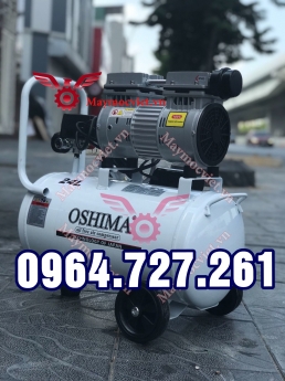 Máy nén khí không dầu OSHIMA 3 phút nạp đủ 24L hơi, ảnh thật tự chụp