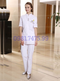 Mẫu áo Blouse bác sĩ nam, nữ chất liệu tốt, kiểu dáng đẹp, phong cách năng động