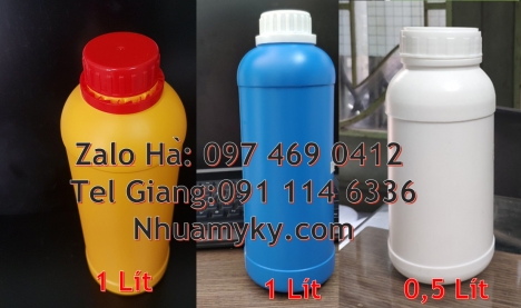 chai nhựa 100ml đựng mực in, Chai 500ml miệng nhỏ, chai nhựa, chai 250 ml đựng thuốc thú y Chai 30ml
