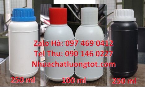 chai 250 ml đựng mẫu thử, Chai nhựa 30 ml trắng đục, chai nhựa 30 ml, Chai nhựa 250 ml trắng đục, ch