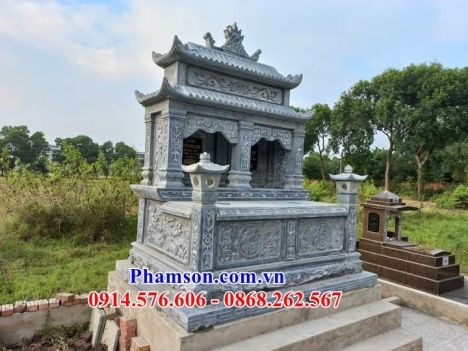 quảng ninh xây dựng lăng mộ đá đẹp - lăng mộ đá đôi