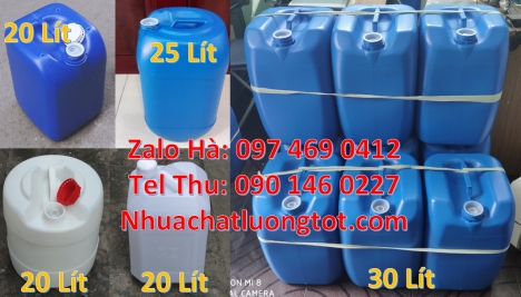 can 25l trắng, Can nhựa 30 lít đựng phân bón, can 20l giá rẻ, can 25l trắng, can 20 lít đựng axit, c