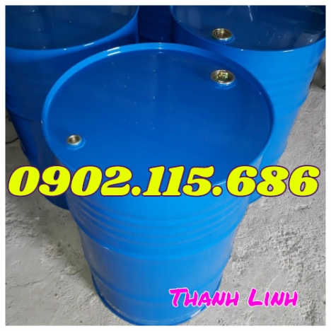Phuy sắt nắp kín, thùng phuy sắt 2 nắp nhỏ, phuy sắt đựng dầu, thùng phuy sắt đựng hóa chất, thùng p