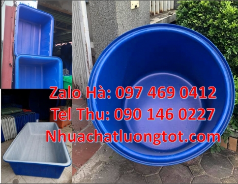 thùng nhựa chữ nhật 1250 lít, Thau nhựa 3000l, Thùng nhựa 1000l, thùng chữ nhật 1000 lít