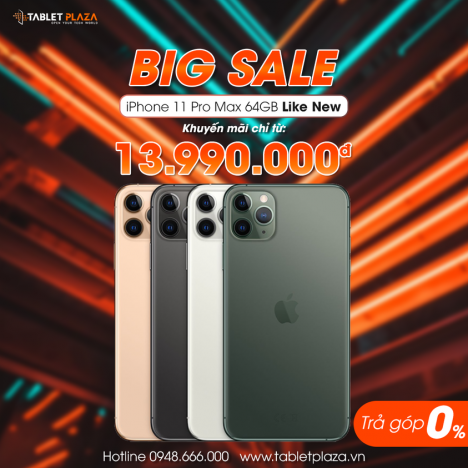 Chốt ngay deal hời iphone 11 pro max 64gb