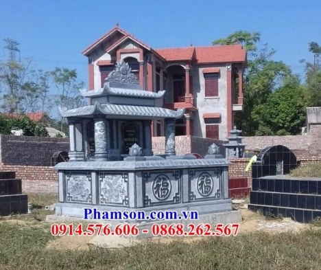 quảng ninh xây dựng lăng mộ đá đẹp - lăng mộ đá đôi