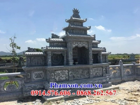 quảng ninh xây dựng lăng mộ đá đẹp - lăng mộ đá đôi