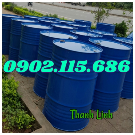 Phuy sắt nắp kín, thùng phuy sắt 2 nắp nhỏ, phuy sắt đựng dầu, thùng phuy sắt đựng hóa chất, thùng p