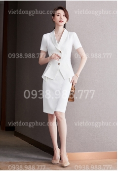 Mẫu đồng phục lễ tân khách sạn 5 sao thiết kế sang trọng, cao cấp nhất