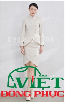 Mẫu đồng phục lễ tân khách sạn 5 sao thiết kế sang trọng, cao cấp nhất