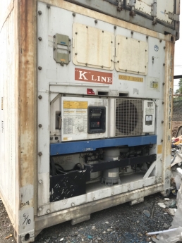 Container lạnh 20RF chứa thịt đông lạnh