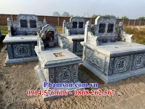 11 xây dựng mộ đá đôi hải dương - lăng mộ đôi liền khối
