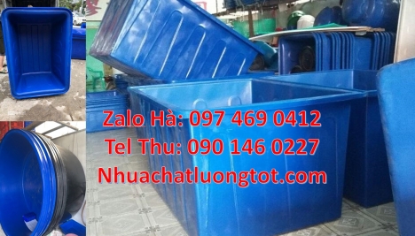 thùng nhựa chữ nhật 1250 lít, Thau nhựa 3000l, Thùng nhựa 1000l, thùng chữ nhật 1000 lít