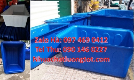 thùng nhựa chữ nhật 1250 lít, Thau nhựa 3000l, Thùng nhựa 1000l, thùng chữ nhật 1000 lít